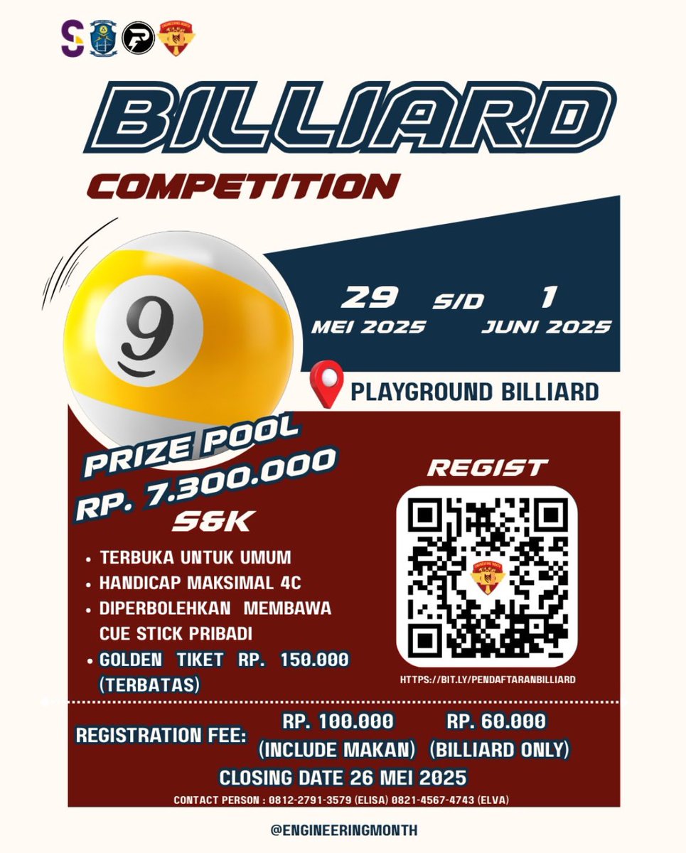 sloviest's tweet photo. CATAT TANGGAL DAN JANGANN LUPA DAFTAR YA GUYS!! DITUNGGUU 😍🫶🏻

semisal mau tanya2 seputar lombanya bisaa langsung dm ajaa yaa!! 
#lombasemarang #eventsemarang https://t.co/jLtGvEz5VO
