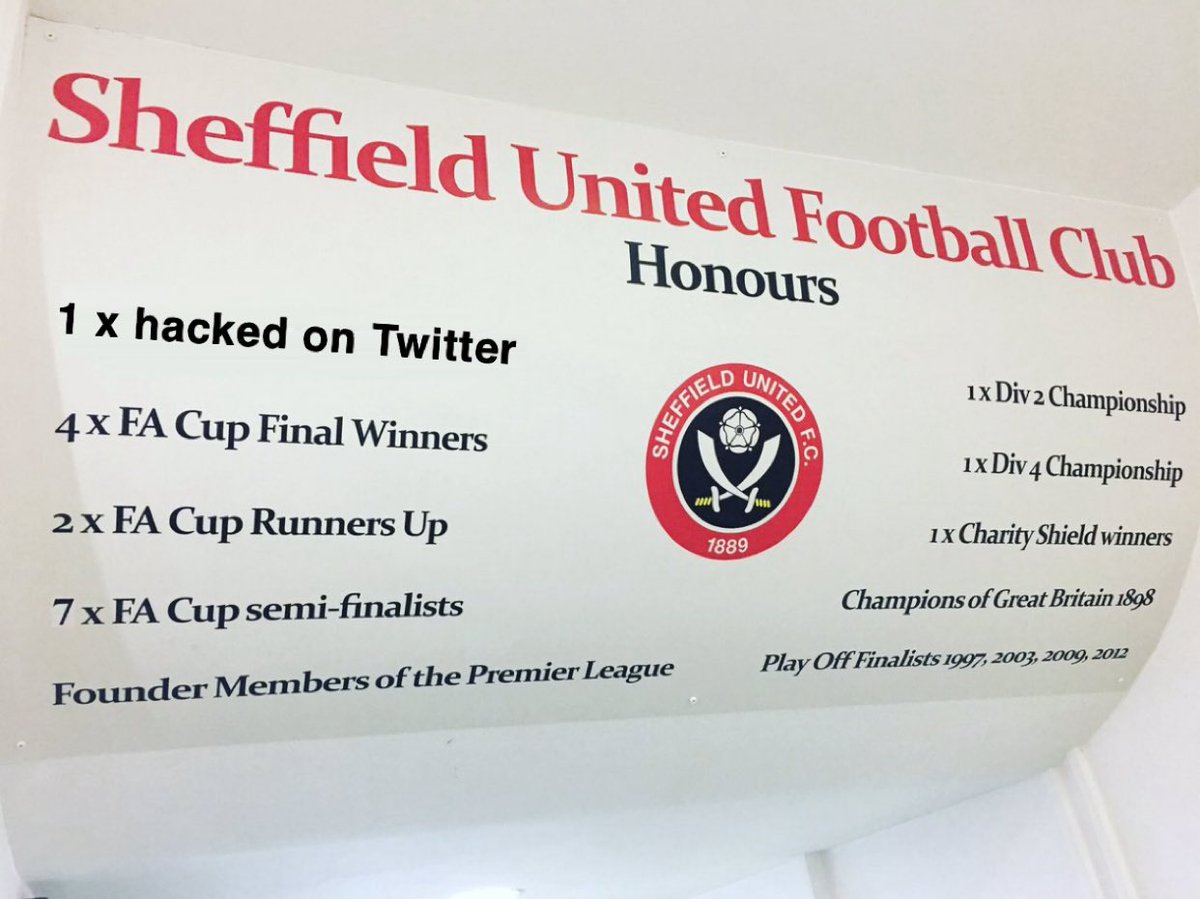 Time to update the honours board, <a href="/SheffieldUnited/">Sheffield United</a>? 

#SWFC