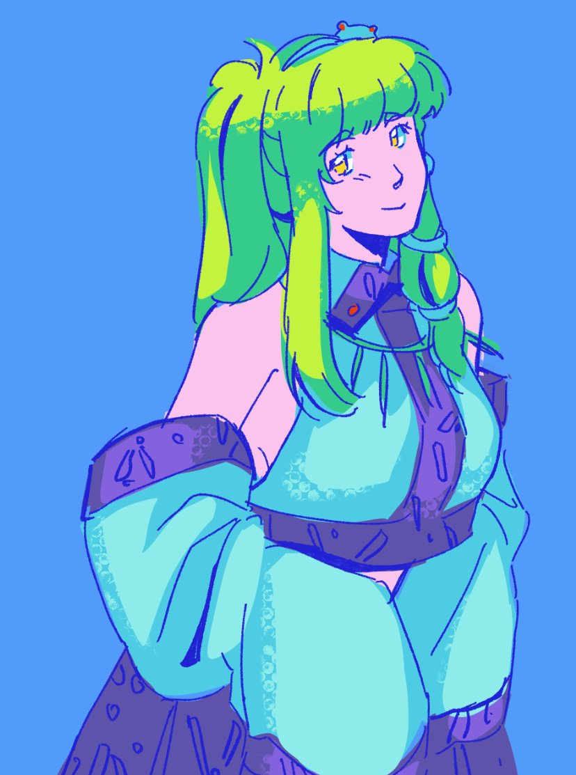 esshemasha's tweet photo. every time i draw sanae i realise im not immune to moe https://t.co/mz85Fqc9wy