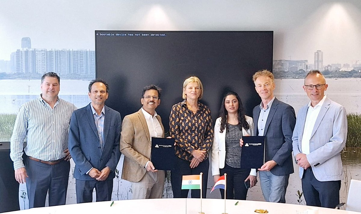 IIM Visakhapatnam (@iim_vizag) on Twitter photo A Historic Milestone for IIM Visakhapatnam
Today, in Wageningen, Netherlands, the Indian Institute of Management Visakhapatnam signed a landmark collaboration agreement with Wageningen University & Research <a href="/WUR/">Wageningen U&R</a>. A Historic Milestone for IIM Visakhapatnam
Today, in Wageningen, Netherlands, the Indian Institute of Management Visakhapatnam signed a landmark collaboration agreement with Wageningen University & Research <a href="/WUR/">Wageningen U&R</a>.