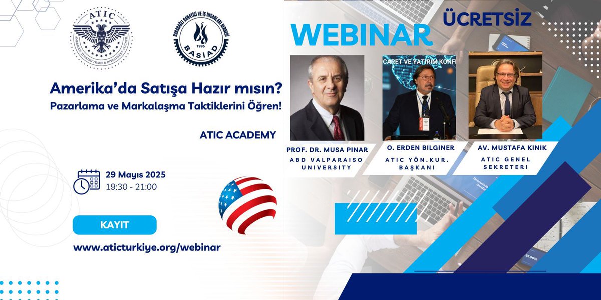 ATIC ve BASİAD Arasında Stratejik İş Birliği Protokolü İmzalandı!
Amerikan Türk Ticaret ve Yatırım Konseyi (ATIC) ile Babadağlı Sanayici ve İş İnsanları Derneği (BASİAD) arasında imzalanan Mutabakat Zaptı (MoU) ile Türk ve Amerikan iş dünyaları arasındaki iş birliği güçleniyor.