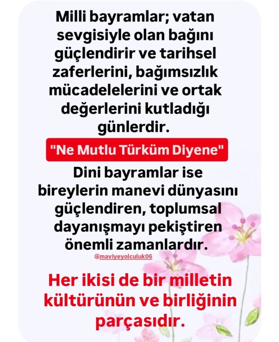 mozkan0672's tweet photo. Milli Bayramlarını Kutlamayan Milletler, Dini Bayramlarını Kutlayacak Vatan Bulamazlar!

#19mayıs1919 #MilliBayramlar
#19MayısGenclikveSporBayramı https://t.co/grsQXaEP7k