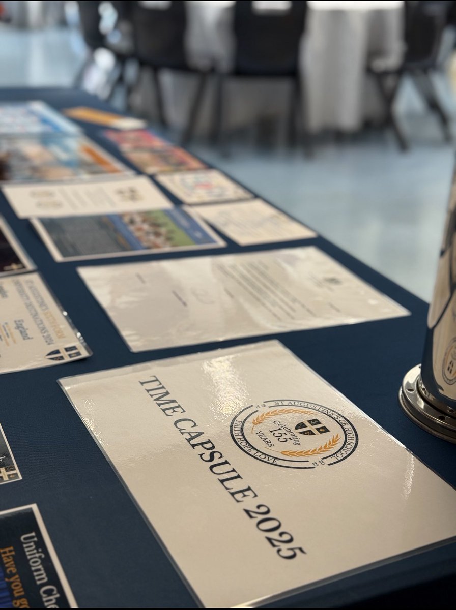 We’ve celebrated 155 amazing years of St Augustine’s! From student work and time capsule displays to powerful speeches by our Head Students and Headteachers, it was a day to remember. A huge thank you to everyone who made this celebration so special! 💙💛