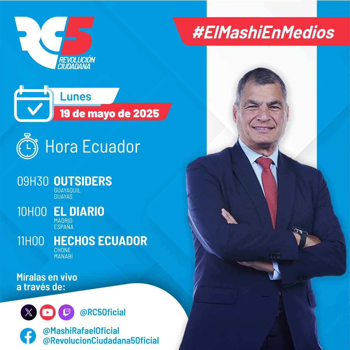 MashiRafael's tweet photo. En pocos minutos más comenzamos con «Outsiders», de Omar Jaén. https://t.co/7RPdeoib6y