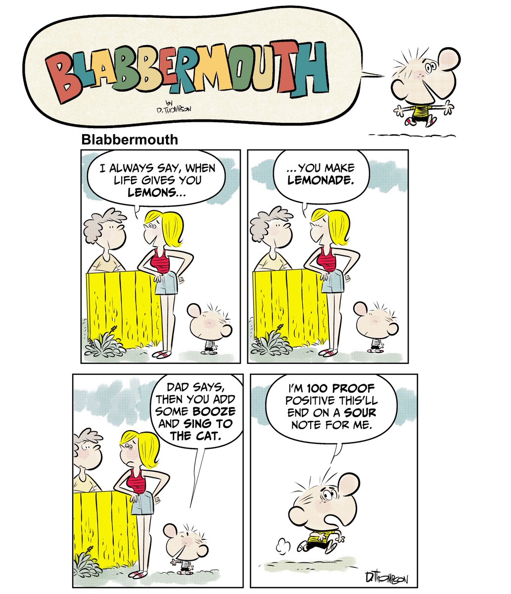 Thompsoncomics's tweet photo. Hey, Blabbermouth! #comics #comicstirps #blabbermouth #humor #funny #kidstuff https://t.co/D28qkkU2Wg