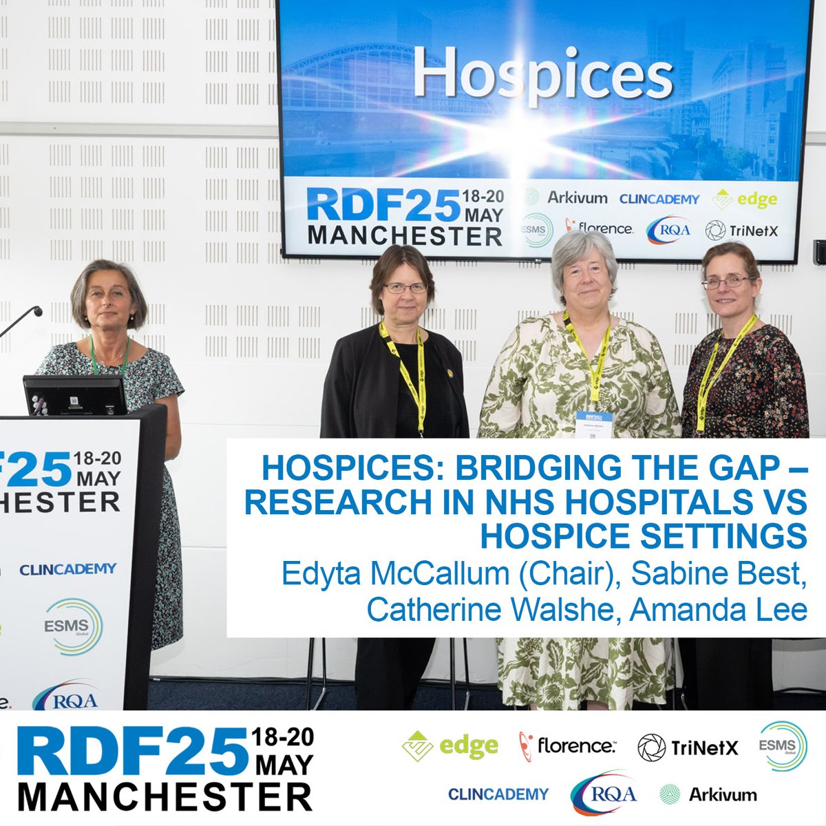 The Research and Development Forum (@therdforum) on Twitter photo Next RDF25 Session...
<a href="/TheRDForum/">The Research and Development Forum</a> would like to thank Sabine Best, Catherine Walshe & Amanda Lee for their presentation in the RDF25 Hospices Stream, & shedding light on the unique features and focus of palliative care research.
#HealthcareResearch #UKHealthcare #RDF25 Next RDF25 Session...
<a href="/TheRDForum/">The Research and Development Forum</a> would like to thank Sabine Best, Catherine Walshe & Amanda Lee for their presentation in the RDF25 Hospices Stream, & shedding light on the unique features and focus of palliative care research.
#HealthcareResearch #UKHealthcare #RDF25