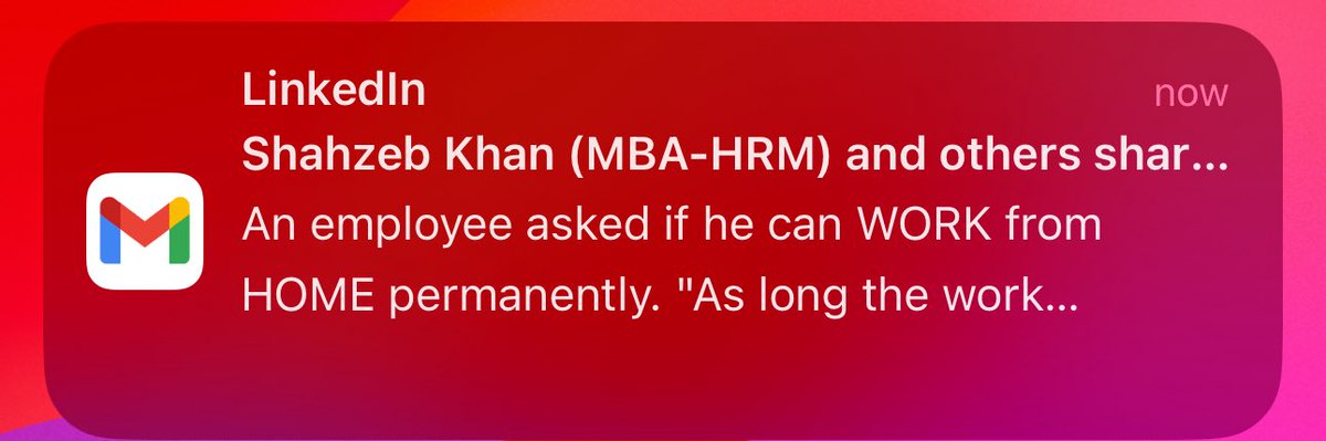 I’m sorry why is Shahzam in my LinkedIn