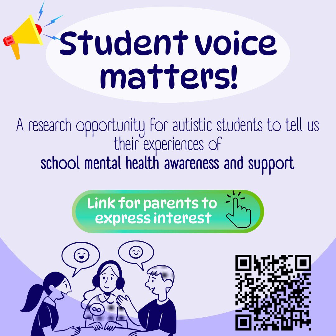Şeyda Çetintaş (@sydacetintas) on Twitter photo 📢 We need 10 more young person to take part :)
We are looking for #Autistic students aged 11-16 who attend mainstream secondary schools in England.
Link for parents to sign up their young person 👉 shorturl.at/0ifo3
<a href="/grrand_team/">GRRAND</a> <a href="/CDLDlab/">UCL's CDLD Lab</a> <a href="/JoPavlopoulou/">Dr Georgia Pavlopoulou</a> 📢 We need 10 more young person to take part :)
We are looking for #Autistic students aged 11-16 who attend mainstream secondary schools in England.
Link for parents to sign up their young person 👉 shorturl.at/0ifo3
<a href="/grrand_team/">GRRAND</a> <a href="/CDLDlab/">UCL's CDLD Lab</a> <a href="/JoPavlopoulou/">Dr Georgia Pavlopoulou</a>