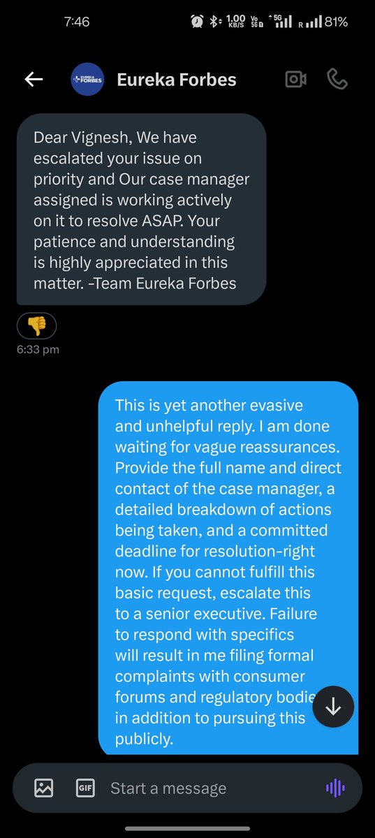 jayavignesh_y's tweet photo. @EurekaForbes https://t.co/kNY9O4vJIk