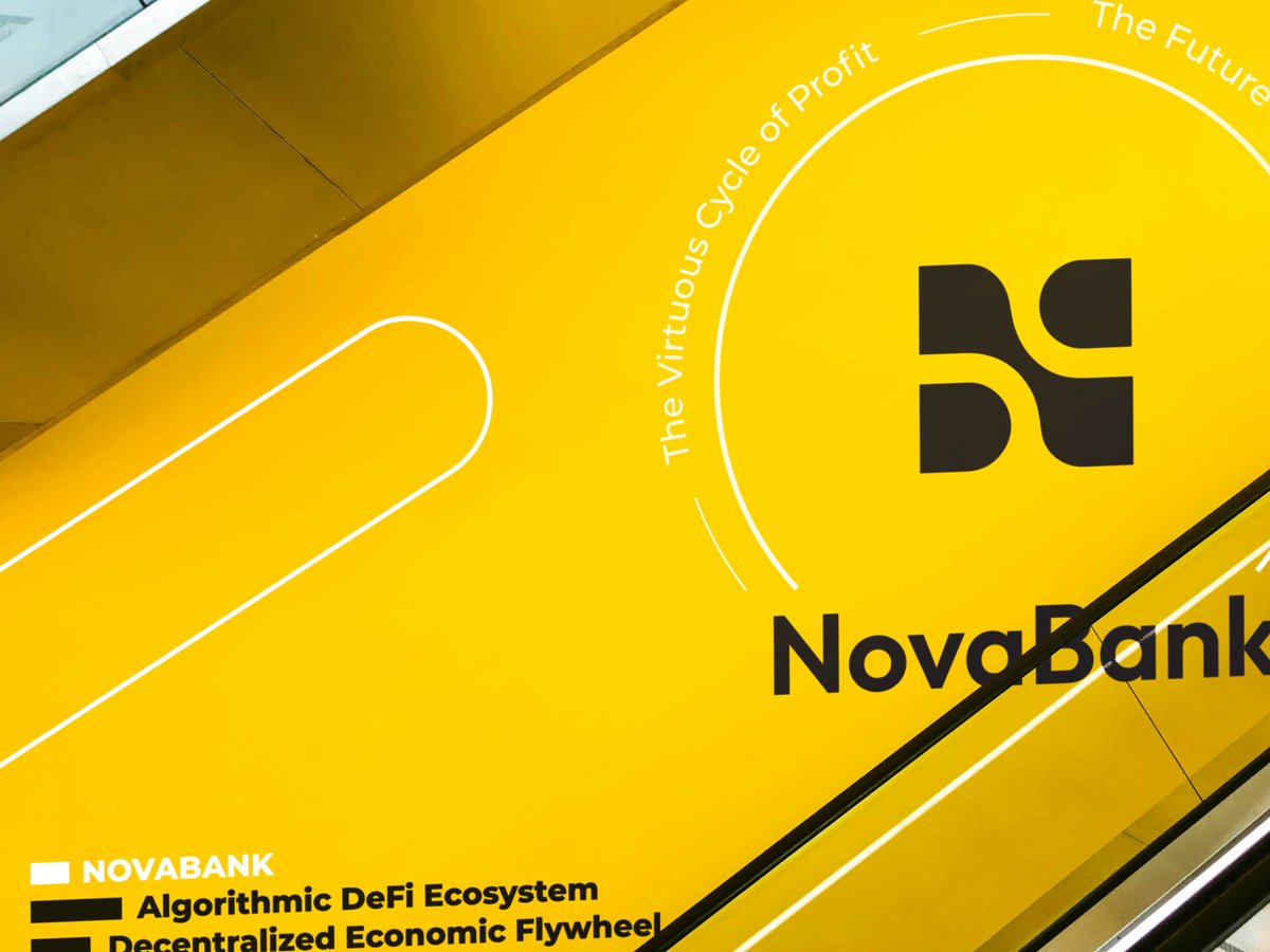 NovaBank0's tweet photo. 🚀 NovaBank isn’t just a name — it’s a movement.
Where Algorithmic DeFi meets the Decentralized Economic Flywheel, we power The Virtuous Cycle of Profit.
💡 The future of finance is here. It’s bold. It’s yellow. It’s Nova.

#DeFi #Web3  #CryptoInnovation #NovaBank #FutureOfFinance #EconomicFlywheel