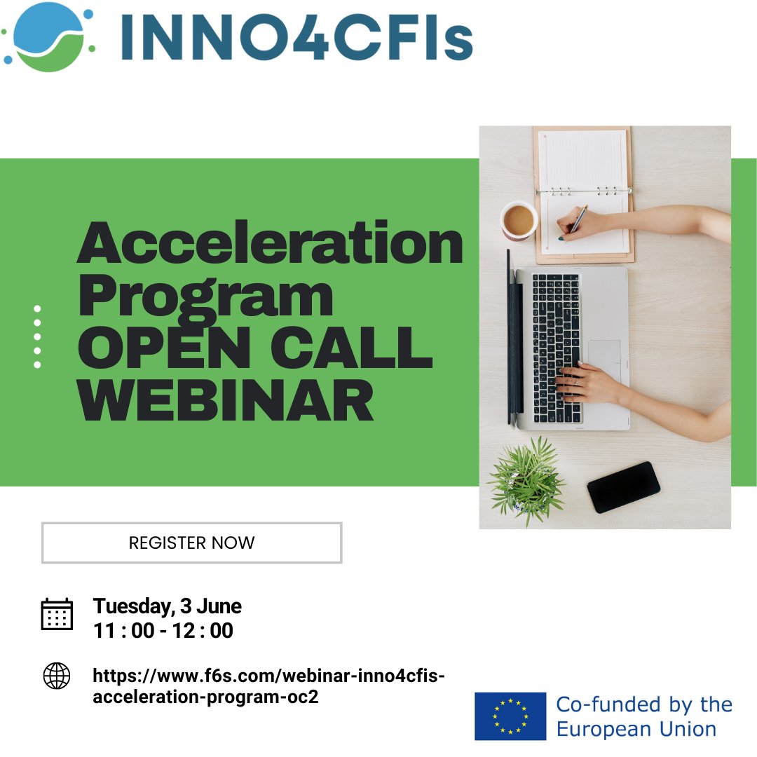 🌿 Ready to scale your carbon farming or green tech startup?
Join the #INNO4CFIs Acceleration Program webinar on June 3 2025!
✅ Expert mentoring
✅ EU-wide network access
🔗 Register: f6s.com/webinar-inno4c…

#GreenTech #CarbonFarming #EUInnovation #StartupFunding #I3instrument