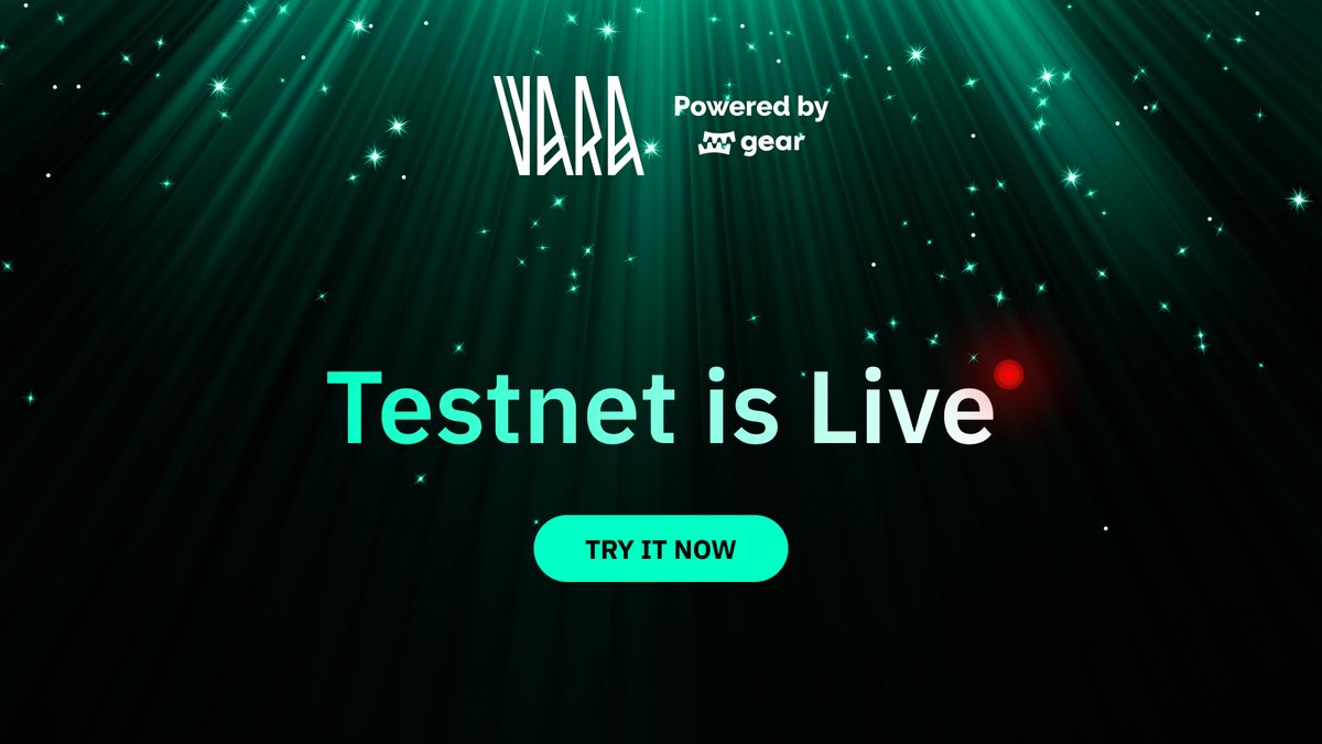 ICYMI the Vara ↔ Ethereum Bridge Testnet is LIVE!

→ Connect your wallet
→ Choose your token
→ Enter the destination
→ Hit “Transfer”
→ Share feedback to improve the mainnet launch

Try it now 👉 bridge.vara.network