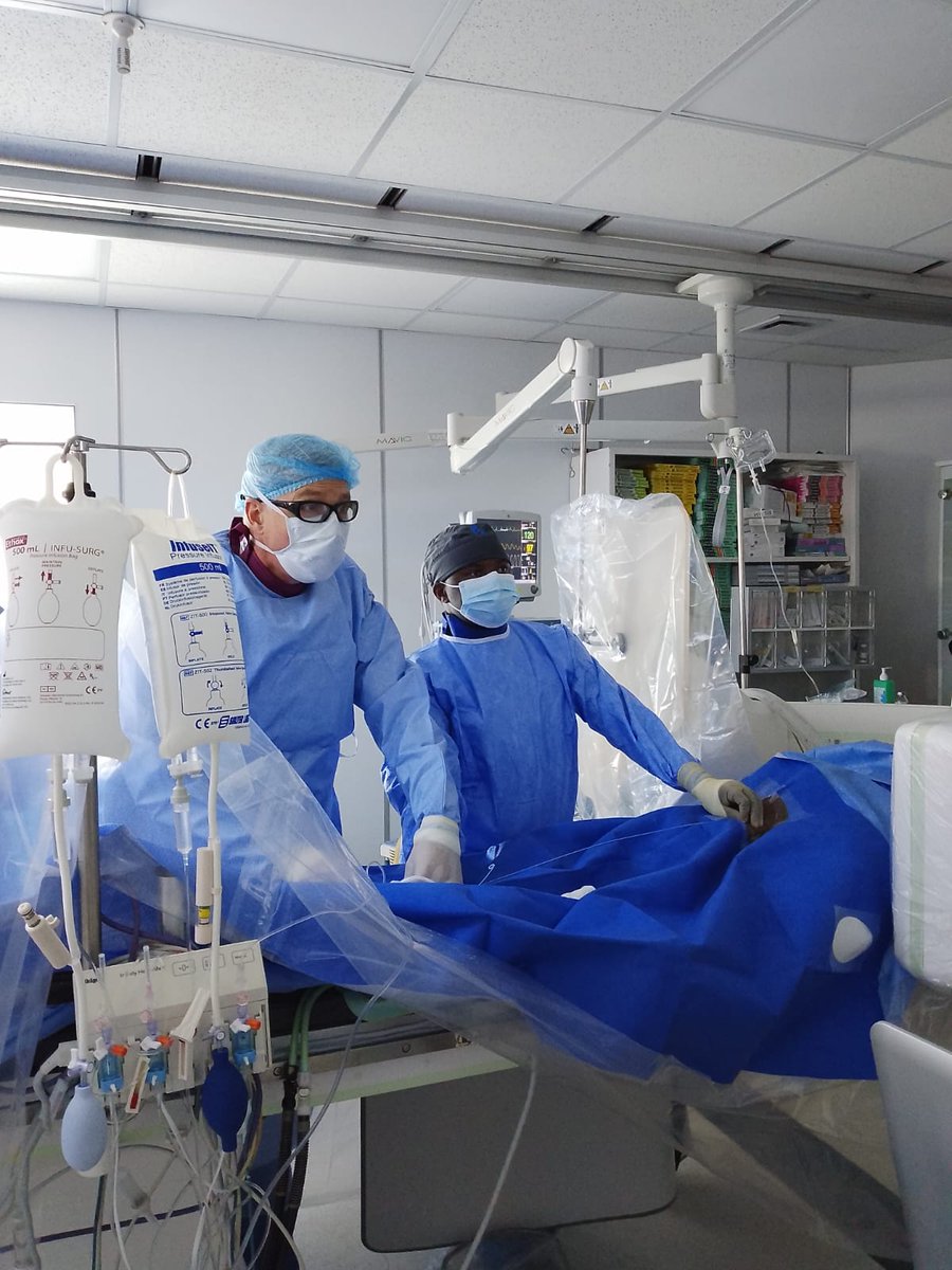 NewTimesRwanda's tweet image. #BREAKING: King Faisal Hospital has successfully conducted Rwanda’s first heart procedure, a percutaneous closure of a patent foramen ovale (PFO) in a post-stroke patient, marking a major breakthrough in local cardiac care.