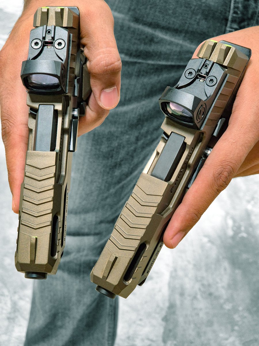 With its striking looks, bold all-metal build, and dual-tone finish, the Phantom isn’t just a pistol — it’s a statement.
Equipped for the future with a red dot sight-ready slide, this is India’s most modern premium handgun.

Why settle for ordinary, when you can carry the future?
