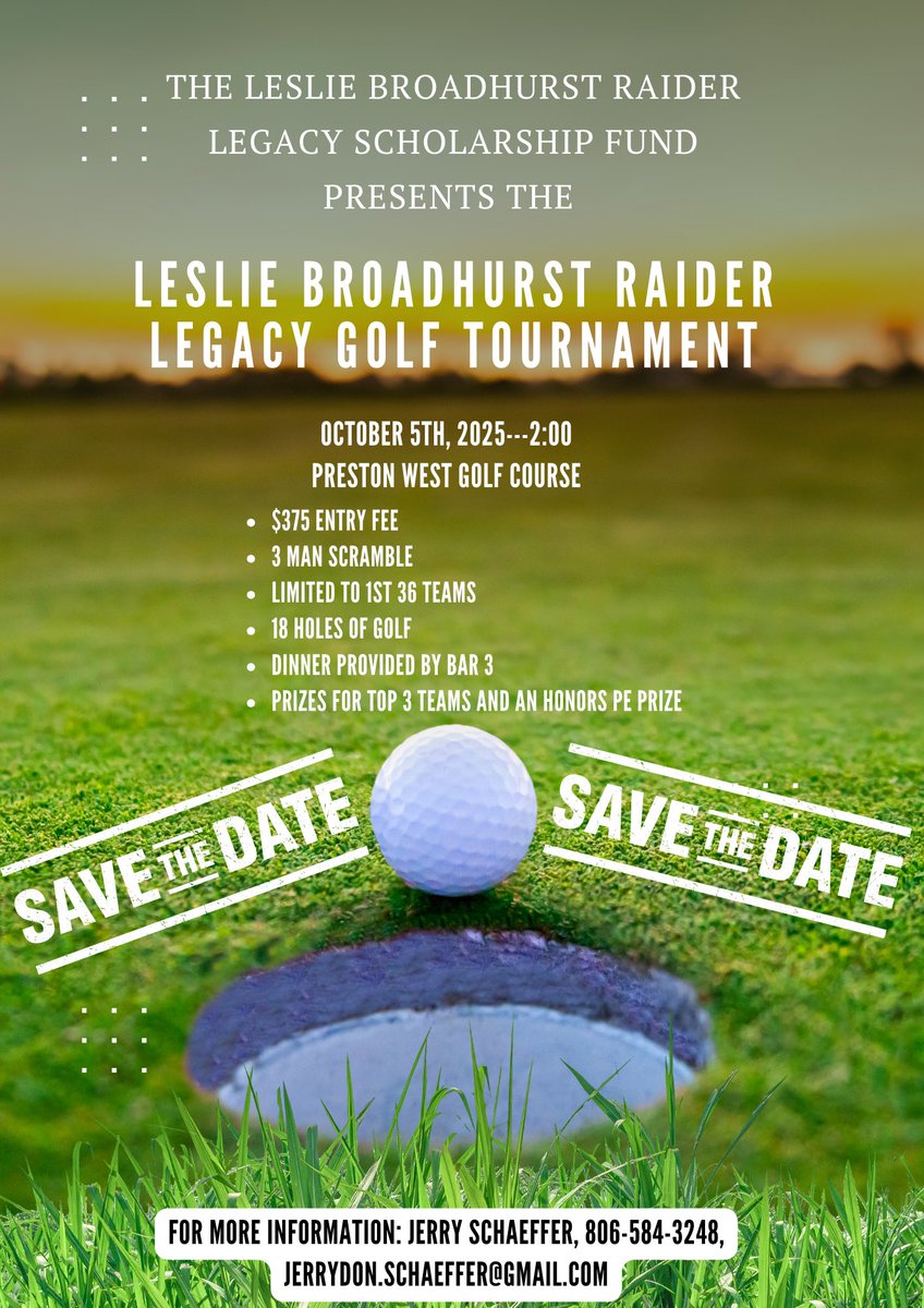 SAVE THE DATE!!!