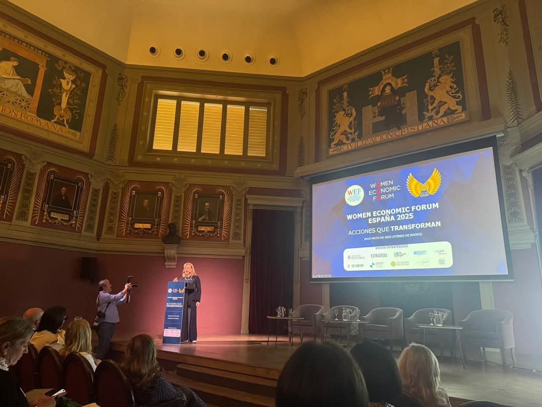 👏🏻 Debate muy interesante al que estamos asistiendo hoy en el Ateneo de Madrid en esta cuarta edición del Women Economic Forum España 2025, que pone sobre la mesa el liderazgo femenino. 
#WEFSpain2025