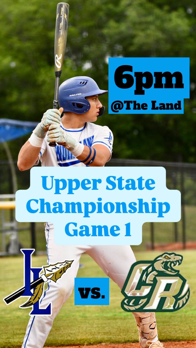 Indian Land Warriors Baseball (@ilhs_baseball) on Twitter photo Warrior Fans We need you to pack the house Tuesday @ 6pm for Game 1 of the Upper State Championship vs <a href="/CatawbaRidgeBSB/">Catawba Ridge Baseball ๐</a>
๐ <a href="/CatawbaRidgeBSB/">Catawba Ridge Baseball ๐</a>
๐@ Home
๐ฅ 6pm
Tuesday May 20th
<a href="/PrepBaseball_SC/">Prep Baseball South Carolina</a> <a href="/diamondprospect/">Diamond Prospects</a> <a href="/ILHS_Sports/">Indian Land HS Athletics</a> <a href="/BCAofSC/">SC Baseball Coaches</a> Warrior Fans We need you to pack the house Tuesday @ 6pm for Game 1 of the Upper State Championship vs <a href="/CatawbaRidgeBSB/">Catawba Ridge Baseball ๐</a>
๐ <a href="/CatawbaRidgeBSB/">Catawba Ridge Baseball ๐</a>
๐@ Home
๐ฅ 6pm
Tuesday May 20th
<a href="/PrepBaseball_SC/">Prep Baseball South Carolina</a> <a href="/diamondprospect/">Diamond Prospects</a> <a href="/ILHS_Sports/">Indian Land HS Athletics</a> <a href="/BCAofSC/">SC Baseball Coaches</a>