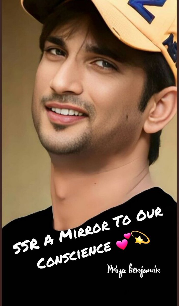 SSR A Mirror To Our Conscience 💕💫💦
Your conscience is your judge in the court of your heart❤️
<a href="/itsSSR/">Sushant Singh Rajput</a>
#SushantSinghRajput