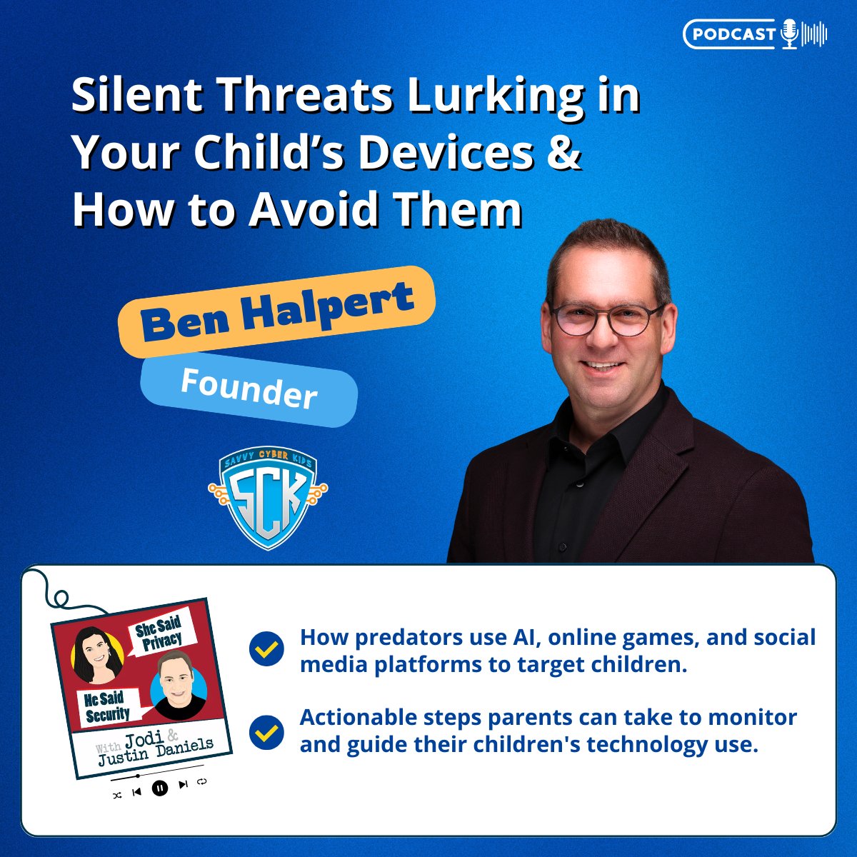 Red Clover Advisors (@redcloveradvsrs) on Twitter photo Learn how to protect kids from online dangers from someone who dedicated his career to it.
Join <a href="/Baker_Donelson/">Baker Donelson</a>'s Justin Daniels & our Jodi Daniels they chat with Ben Halpert, Founder of Savvy Cyber Kids, about new digital threats facing kids today.
hubs.li/Q03m_Xqw0 Learn how to protect kids from online dangers from someone who dedicated his career to it.
Join <a href="/Baker_Donelson/">Baker Donelson</a>'s Justin Daniels & our Jodi Daniels they chat with Ben Halpert, Founder of Savvy Cyber Kids, about new digital threats facing kids today.
hubs.li/Q03m_Xqw0