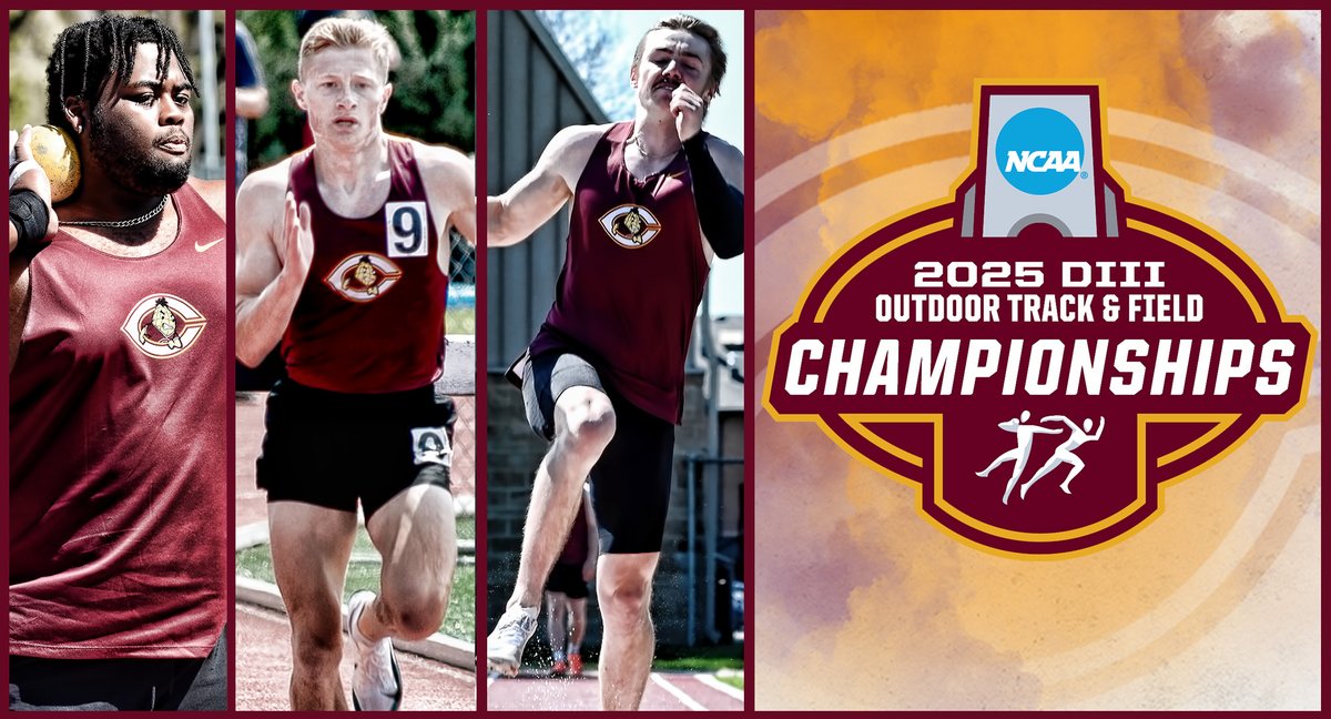 𝗡𝗖𝗔𝗔 𝗤𝗨𝗔𝗟𝗜𝗙𝗜𝗘𝗥𝗦!
CORNGRATS to senior Cooper Folkestad, sophomore Brady Goss and first-year jumper Tommy Schreiner, who have officially for the NCAA National Outdoor Meet on May 22-24 at the SPIRE Complex in Geneva, Ohio! 

𝗗𝗘𝗧𝗔𝗜𝗟𝗦: tinyurl.com/3jw488tv