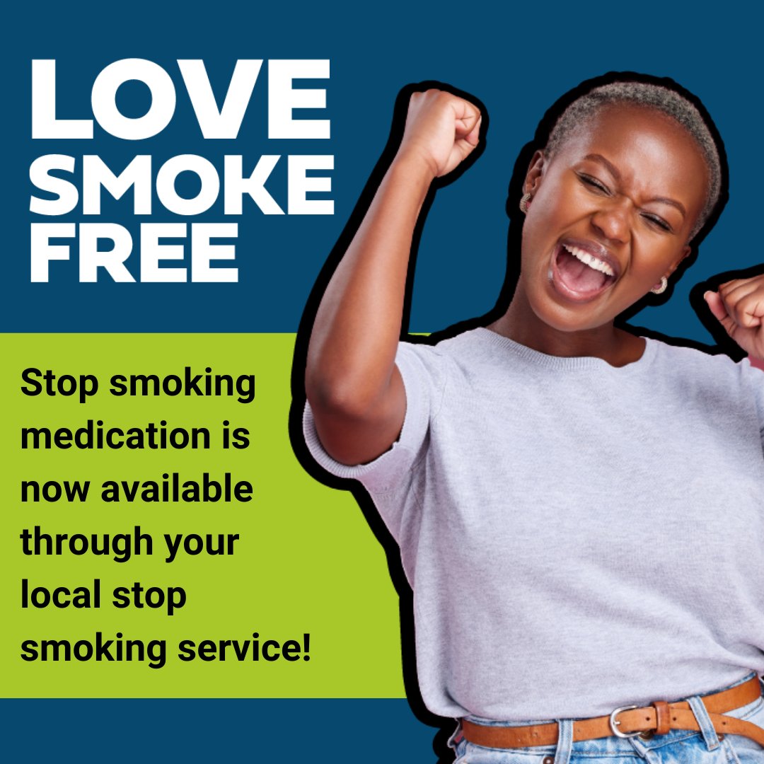 Break free from the habit and make this summer one to remember!

12 weeks of FREE stop smoking support, including stop smoking medication, is now available to you🚭

You're three times more likely to quit with support, visit:
smokefreecw.co.uk