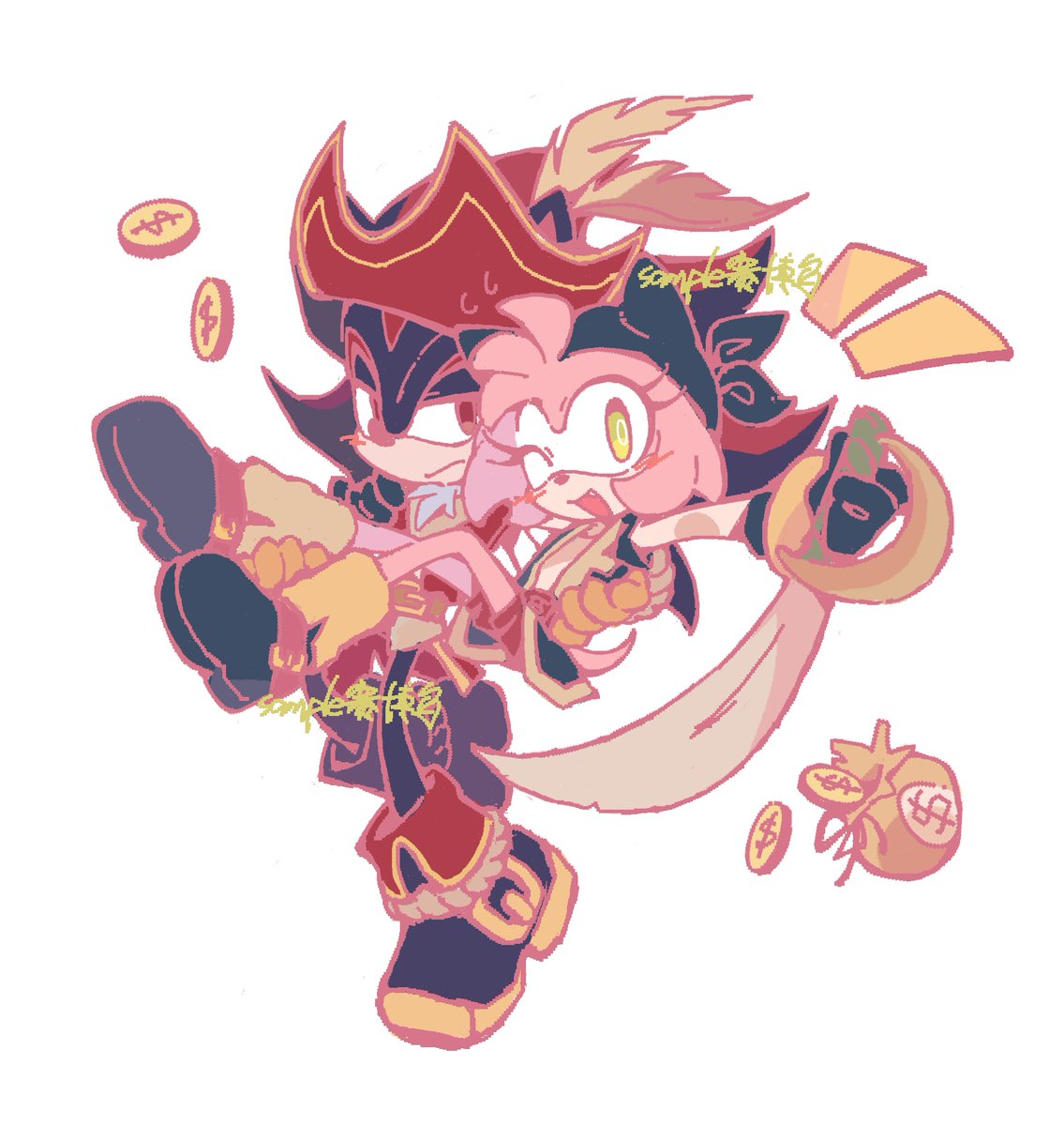 linlu32365501's tweet image. 是狗哥给我画的黑粉太好了啊啊啊
＃shadamy