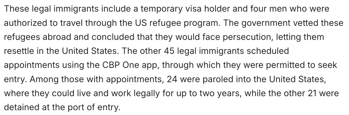 AttyCollins's tweet photo. '50+ Venezuelans Imprisoned in El Salvador Came to US Legally, Never Violated Immigration Law' –     
https://t.co/sld1VxDJyA https://t.co/Gm8FT8LqtT
