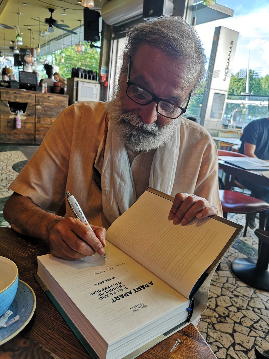 Santosh Dass (@santoshdass1048) on Twitter photo A delightful afternoon spent in conversation with #AshokGopal talking about our research for our books on #DrAmbedkar 'A Part Apart' and 'Ambedkar In London'
<a href="/navayanabooks/">Navayana Publishing</a> <a href="/HurstPublishers/">Hurst Publishers</a>
Another idea for a book fleshed out ... A delightful afternoon spent in conversation with #AshokGopal talking about our research for our books on #DrAmbedkar 'A Part Apart' and 'Ambedkar In London'
<a href="/navayanabooks/">Navayana Publishing</a> <a href="/HurstPublishers/">Hurst Publishers</a>
Another idea for a book fleshed out ...