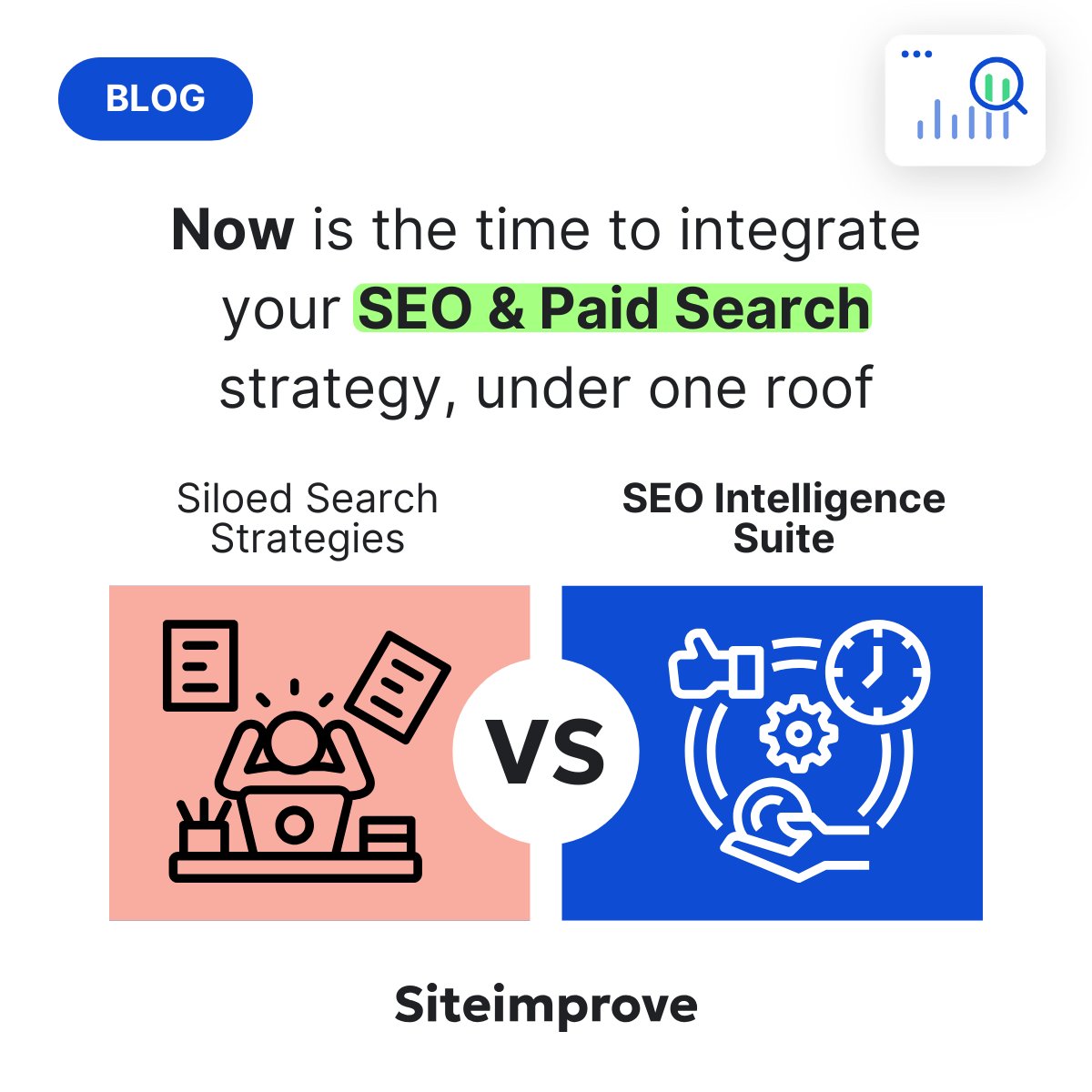 Fragmented dashboards. Cannibalized keywords. AI-eaten SERPs.  

No More 🙅

SEO &amp; PPC can’t live apart anymore. Enter Siteimprove’s SEO Intelligence Suite, the only tool that merges paid &amp; organic search into one powerhouse strategy.  

Details 👉 direc.to/nkht