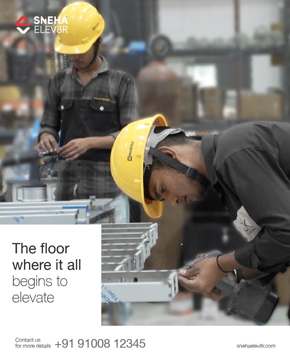 SnehaElev8r's tweet image. From metal to motion, our in-house facility in Miyapur turns ideas into elevators that move thousands every day.

Visit our website: snehaelev8r.com

#elevator #customisedelevator #lifts #hospitalelevator #residentialelevator #industrialelevator #elevatormaintenance