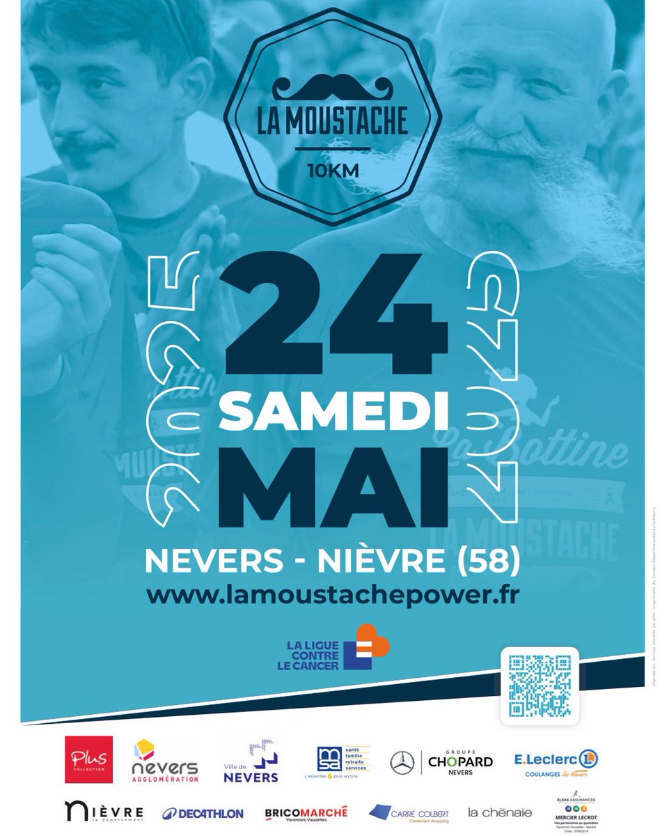 🥳 Rendez-vous samedi soir pour La Moustache 🎗️

✍🏻 Attention, plus que quelques heures avant la clôture des inscriptions en ligne ! 

🇫🇷 Un événement <a href="/lafrenchrun/">🇫🇷 La French Run</a> 

lamoustachepower.com