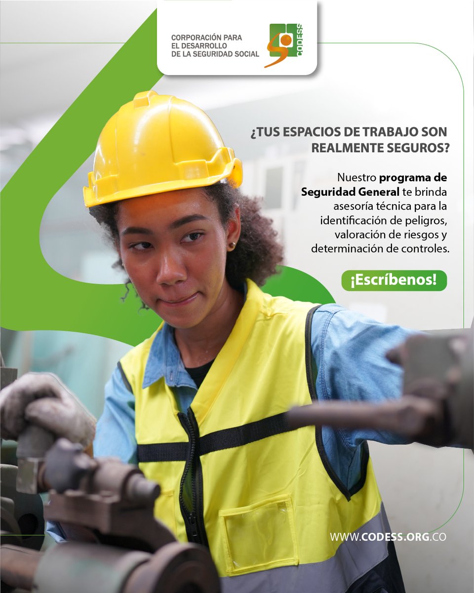 codessco's tweet image. 🧐🔍 Realizar un análisis detallado de la seguridad de los espacios de trabajo en tu compañía, es más importante de lo que te imaginas. 
¡Escríbenos! Estamos listos para atender tus inquietudes. 🤓

#CODESS #SeguridadLaboral #BienestarLaboral #SST