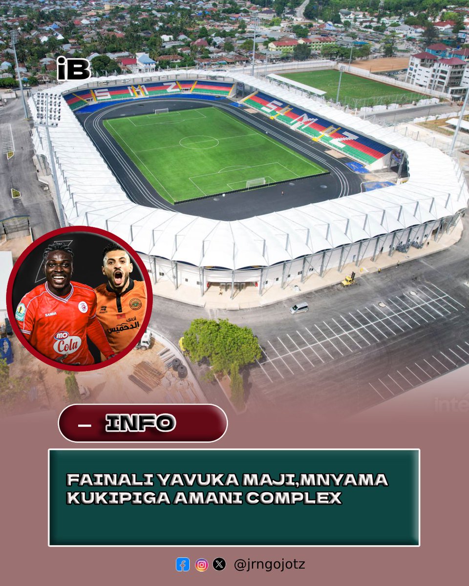 🚦𝐅𝐚𝐢𝐧𝐚𝐥𝐢
Mkondo wa pili wa fainal kati ya Simba Vs Rsb Berkane Rasmi kuchezwa majira ya 10:00 za jioni katika dimba la Aman Zanzibar 

Hii inatokana na Caf kuanza Branding ya mechi hii kupitia wenye mamalaka ya kuonyesha mchezo huo kupitia Runinga 
.
.
.
#ChemriYamichezo