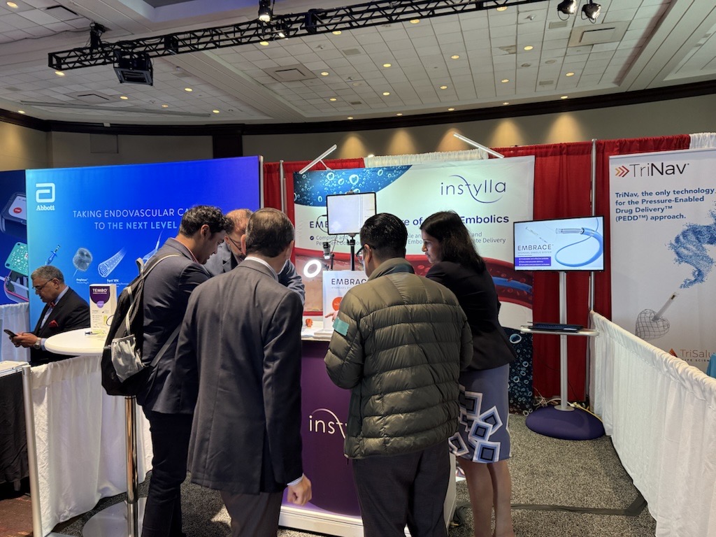 Thanks for visiting #Instylla at #GEST2025. It was exciting to discuss our resorbable embolics, Embrace HES and the Tembo Embolic System.

#MedicalInnovation in #interventionalradiology, #interventionaloncology, #Embolization