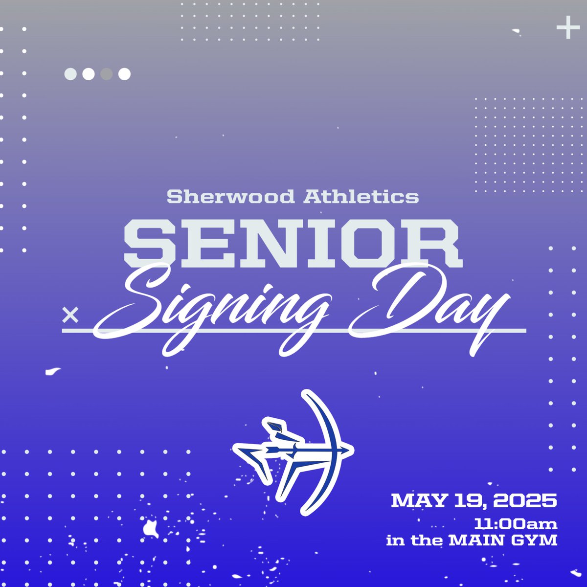 Sherwood Athletics (@warriorresults) on Twitter photo Help us celebrate the Warrior student-athletes who are continuing their athletic careers at the next level.
SENIOR SIGNING DAY
📅5.19.25
⏰11:00am
📍SHS Main Gymnasium
@laxsherwood <a href="/sherwoodlax/">Sherwood Lacrosse</a> @woodbaseball1 <a href="/SherwoodXCTF/">SHS XC & Track & Field 🏹</a> @SherwoodVball <a href="/SHSCoachNicole/">Sherwood Cheerleading</a> <a href="/SHSWarriorHoops/">Tom Sheahin</a> Help us celebrate the Warrior student-athletes who are continuing their athletic careers at the next level.
SENIOR SIGNING DAY
📅5.19.25
⏰11:00am
📍SHS Main Gymnasium
@laxsherwood <a href="/sherwoodlax/">Sherwood Lacrosse</a> @woodbaseball1 <a href="/SherwoodXCTF/">SHS XC & Track & Field 🏹</a> @SherwoodVball <a href="/SHSCoachNicole/">Sherwood Cheerleading</a> <a href="/SHSWarriorHoops/">Tom Sheahin</a>