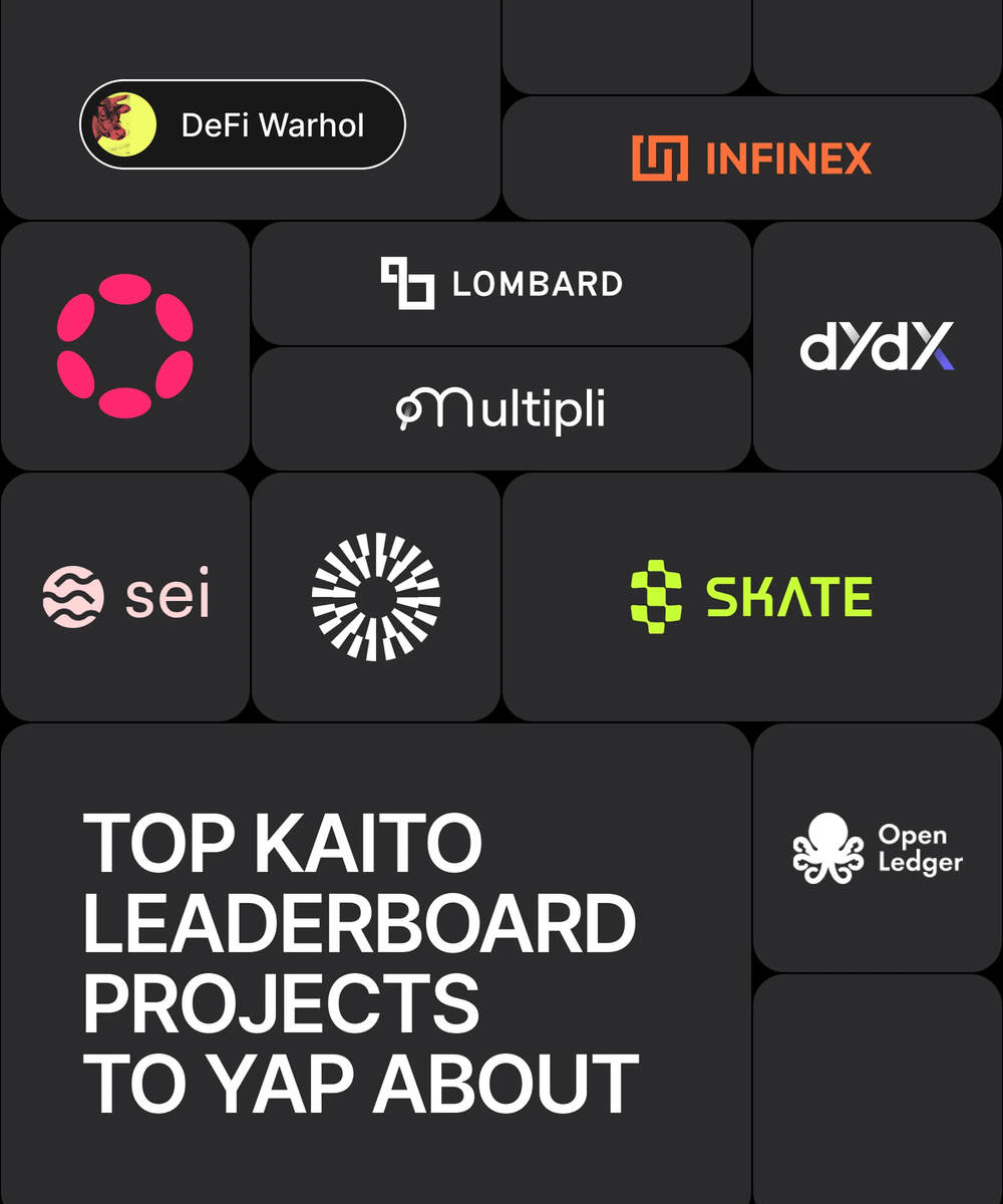 How to make your first $0-$10k in crypto in 2025?

✨ START YAPPING ✨

<a href="/KaitoAI/">Kaito AI 🌊</a> has changed the approach towards airdrops forever.

Here's a list of 10 projects you should start yapping about 🧵