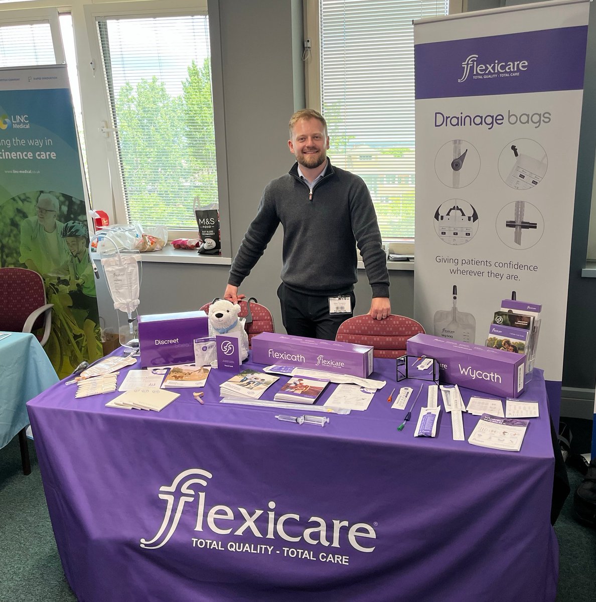 flexicare_uro's tweet photo. Catch our Regional Sales Manager, Miles, at the @ACP_Continence!

✨ He'll be here until tomorrow — stop by to explore our full range of Foley catheters, sheaths, and drainage bags, including the FlexiCath Silicone Foley Catheter. https://t.co/LkYjMDWRqJ