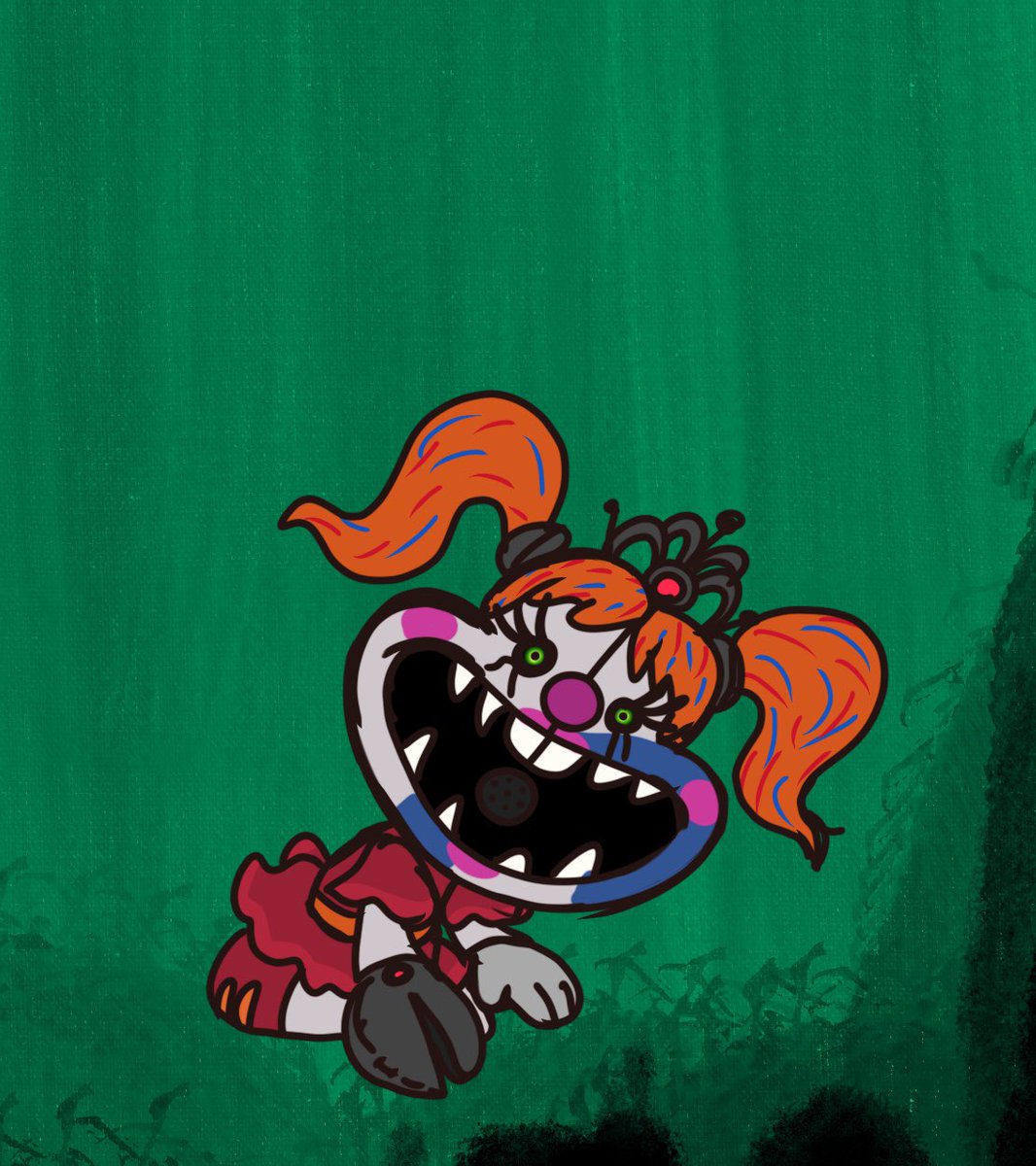 GoofyAhhBunny's tweet photo. Where did cuties come from #FNAF #fnafvr #fnafhelpwanteddlc #FiveNightsAtFreddys #VR #HelpWanted #VirtualReality #CurseOfDreadbear #fnaffanart #PoppyPlaytime #PoppyPlaytimefanart #SmilingCritters #SmilingCrittersFanart #CircusBaby #PlushBaby #PlushBabies #fanart #art #Procreate https://t.co/VdMG6apB9H