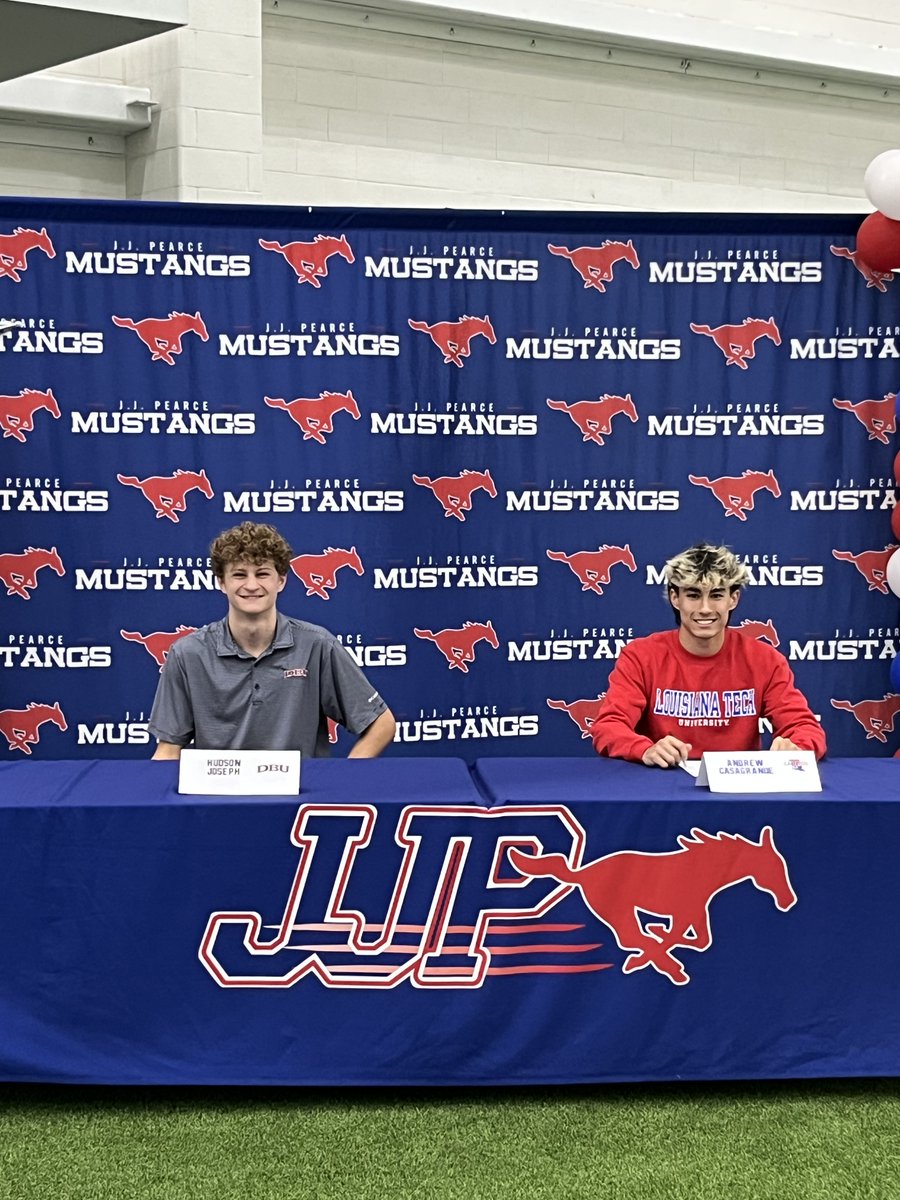 Richardson ISD Athletics (@risdathdept) on Twitter photo Congratulations to these amazing JJ Pearce Athletes. RISD is very Proud of you!! Andrew Casagrande - Track - Louisiana Tech
Hudson Joseph - XC/Track - Dallas Baptist University
<a href="/JJPathletics/">Pearce Athletic Booster Club</a> <a href="/JJPearceHS/">JJ Pearce HS</a> <a href="/RichardsonISD/">Richardson ISD</a> <a href="/kpitts724/">Kevin Pitts</a> <a href="/Lindsay_Ledford/">Lindsay Ledford</a> <a href="/CoachLJordan/">Lonnie Jordan</a> Congratulations to these amazing JJ Pearce Athletes. RISD is very Proud of you!! Andrew Casagrande - Track - Louisiana Tech
Hudson Joseph - XC/Track - Dallas Baptist University
<a href="/JJPathletics/">Pearce Athletic Booster Club</a> <a href="/JJPearceHS/">JJ Pearce HS</a> <a href="/RichardsonISD/">Richardson ISD</a> <a href="/kpitts724/">Kevin Pitts</a> <a href="/Lindsay_Ledford/">Lindsay Ledford</a> <a href="/CoachLJordan/">Lonnie Jordan</a>