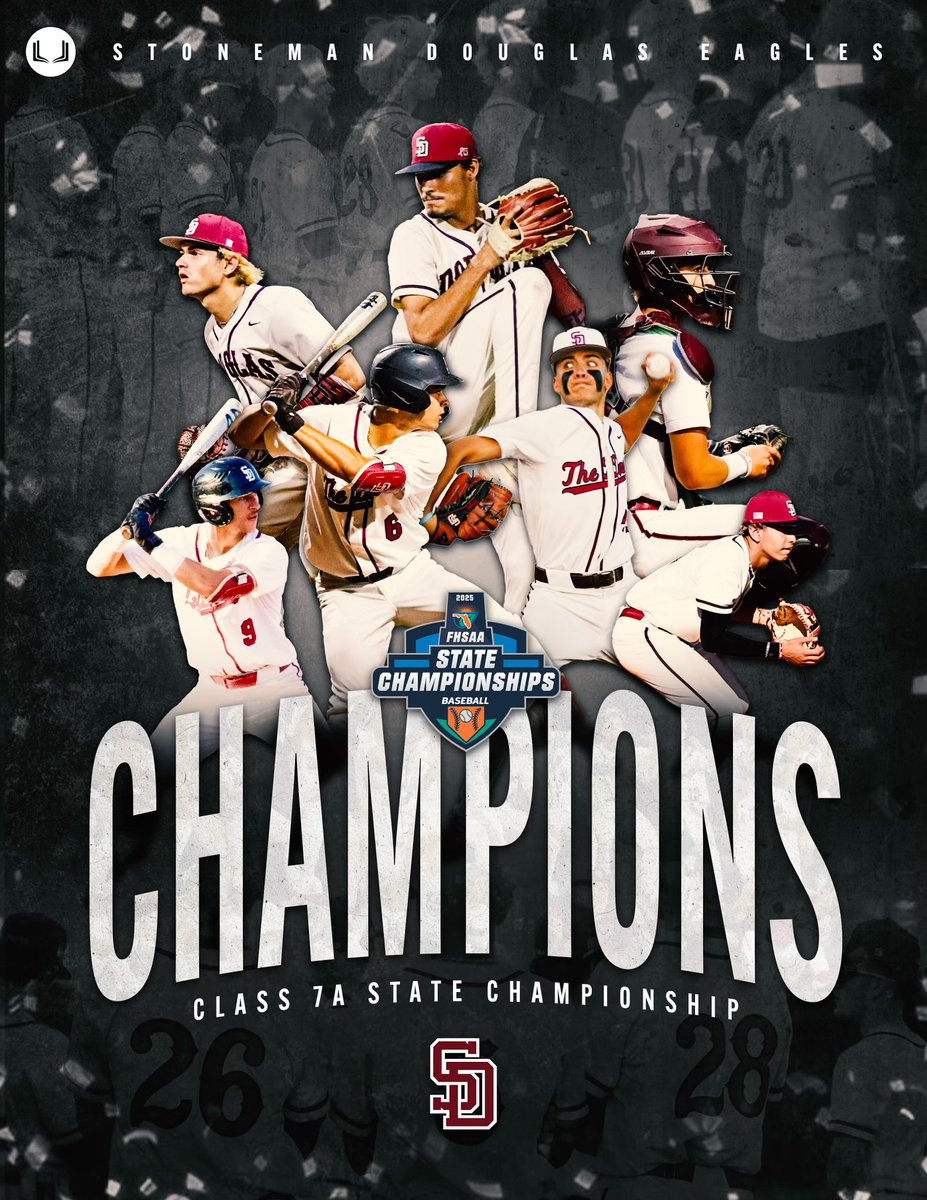 Story of the Season (@storytheseason) on Twitter photo History. Made. πππππ
Congratulations to the Florida State CHAMPIONS, <a href="/SDEagleBaseball/">SD Eagles Baseball</a> - the first team in Florida history to win 5 straight state titles. A run like no other.
From 2021 to 2025, the Eagles dominated with a jaw dropping 145β11 record, building a legacy History. Made. πππππ
Congratulations to the Florida State CHAMPIONS, <a href="/SDEagleBaseball/">SD Eagles Baseball</a> - the first team in Florida history to win 5 straight state titles. A run like no other.
From 2021 to 2025, the Eagles dominated with a jaw dropping 145β11 record, building a legacy