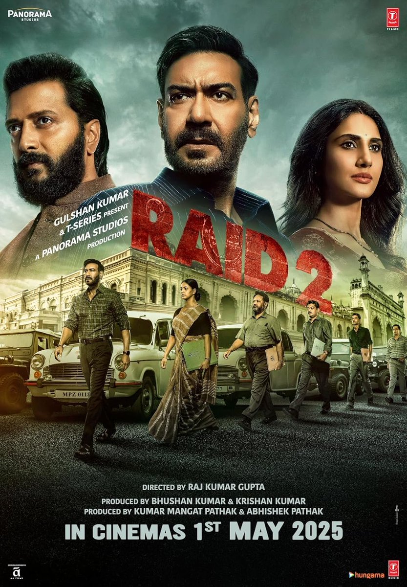 BoxOffice_Films's tweet photo. #Raid2 crossed 150 cr India Nett 🔥

18 Days Total - 153.67 cr 
Worldwide - 210 cr +

64th #Hindi &amp; 57th #Bollywood Film to cross 150 cr Nett 🔥

7th 150 cr for #AjayDevgn 
3rd 150 cr for #RiteishDeshmukh 

#Raid2BoxOffice #BoxOffice #AjayDevgan #VaaniKapoor #RajkumarGupta https://t.co/qWajayBLXp