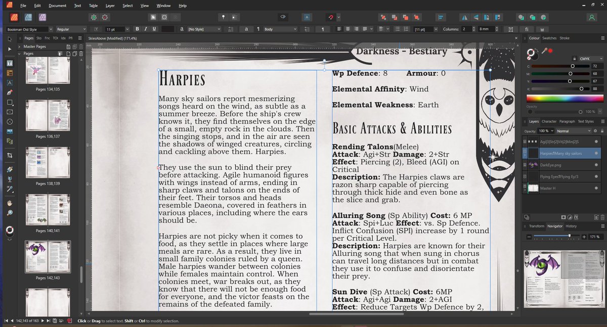 Lost Haven Art - Comms Open! (@losthavenart) on Twitter photo Working on some more monsters for Skies Above (my latest TTRPG project) I like the idea of Harpies being absolutely vicious as monsters. Working on some more monsters for Skies Above (my latest TTRPG project) I like the idea of Harpies being absolutely vicious as monsters.