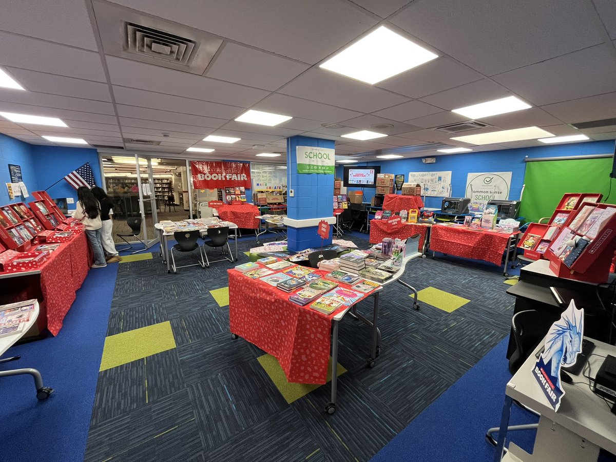 MrAppelbaumLMS's tweet photo. @Scholastic book fair! Happening this week and during #mineolaproud night! https://t.co/wgjKlHzvjj
