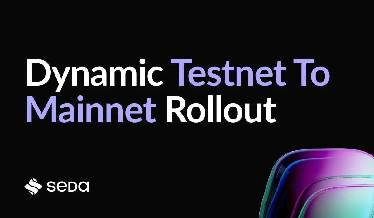 Rolling Out Mainnet V1.0 Upgrade🧵

Over the next weeks, SEDA’s engineering team is pushing the Testnet to its limits in preparation for the v1.0 Mainnet network upgrade. 

Here’s the full breakdown ⬇️
