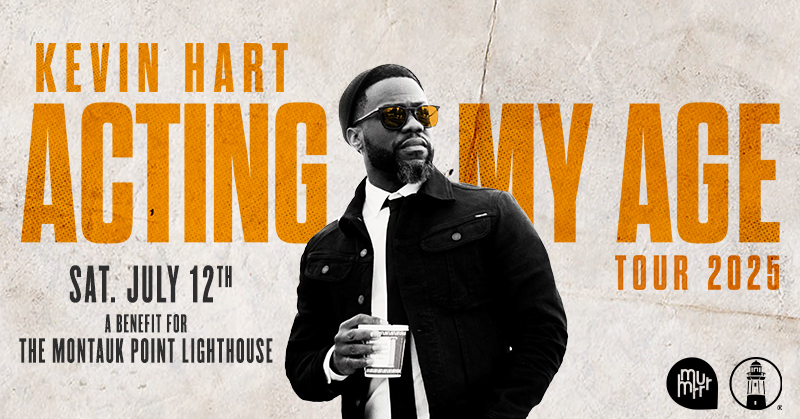 BIG ANNOUNCEMENT! 🚨⁠ The one and only <a href="/KevinHart4real/">Kevin Hart</a> is bringing his Acting My Age Tour to the <a href="/MTKLighthouse/">Montauk Lighthouse</a> on July 12th — and it’s going to be legendary!🔥⁠

All in support of preserving the historic Montauk Point Lighthouse!

Get tickets Friday at murmrr.com