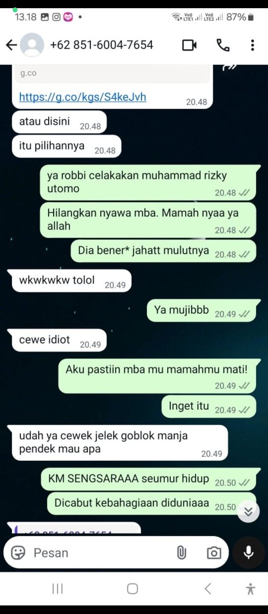 _ilaptry's tweet photo. @urfuturehusbven gatau setelah baca chat dari cewenya emang mereka berdua ini rada², sama sama kasar, sama² playvictm, sama² begok tololl goblok https://t.co/1wpSHpyGp6