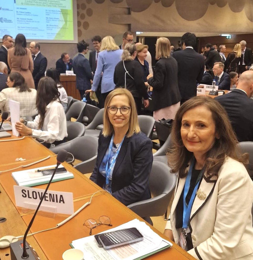 Slovenia 🇸🇮 joined #WHA78 ministerial event on “Shaping the Future of School Nutrition”, reaffirming that school 🥘 are a lifeline for children in crisis.

Together, we must ensure children in Ukraine, Gaza, Sudan &amp; across the 🌍 receive nourishment they need to grow &amp; thrive.