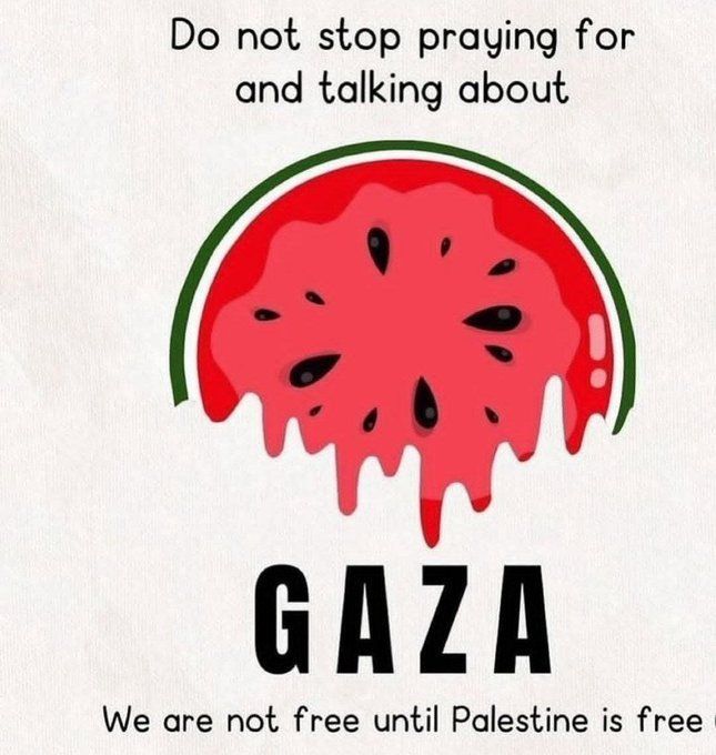 Don’t stop talking about Palestine! 🇵🇸