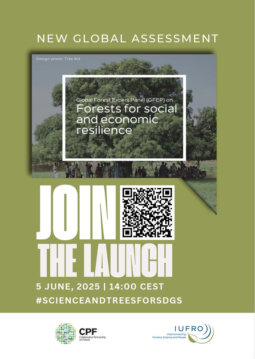 NebraskaCRAWL's tweet image. Professor Craig Allen and the Global Forest Expert Panel he has been leading for the past few years will release a report on the #resilience of forests globally on June 5, 2025.