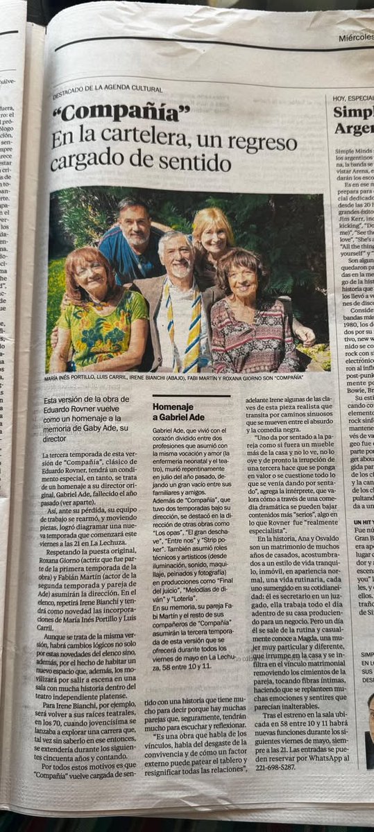 #LaPlata #Teatro 
Querido público platense y de zonas aledañas: quedan 2 funciones de esta divertida comedia de Eduardo Rovner. No quisiera alardear, pero ya agotamos 3 viernes. No te la pierdas y sacá tu entrada al whatsapp del flyer. Y ayudános a difundir, porfi! Gracias!😍🥰
